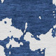 10' X 14' Navy Blue And Ivory Abstract Washable Indoor Outdoor Area Rug