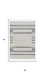 8' Gray And Ivory Abstract Runner Rug