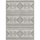 10' X 14' Beige And Brown Southwestern Washable Indoor Outdoor Area Rug