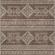 5' X 8' Brown And Ivory Southwestern Washable Indoor Outdoor Area Rug