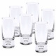 Mouth Blown Crystal 6 Pc Shot Or Vodka Glass Set  3 Oz