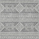 10' X 14' Gray And Ivory Southwestern Washable Indoor Outdoor Area Rug