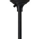 71" Black And White With White Plastic Shade