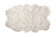 4' X 6' Ombre Tan Faux Fur Washable Non Skid Area Rug