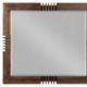 Reclaimed Oak Finish Rectangular Mirror