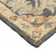 10' X 13' Blue And Green Wool Oriental Hand Tufted Distressed Area Rug