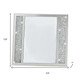 5" x 7" Silver Crystal Tabletop Picture Frame