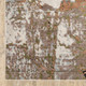 8' X 11' Beige And Pink Abstract Distressed Area Rug