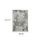 7' X 10' Beige And Gray Abstract Distressed Area Rug