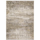 10' X 13' Beige And Gray Abstract Distressed Area Rug