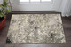3' X 5' Grey Ivory Beige Charcoal Black Tan And Brown Abstract Power Loom Stain Resistant Area Rug