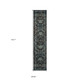 12' Blue Oriental Runner Rug