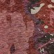 12' Red And Beige Abstract Runner Rug