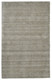 5' X 8' Gray and Ivory Wool Hand Woven Area Rug