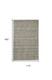 10' X 13' Gray and Ivory Wool Hand Woven Area Rug