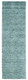 8' Gray And Blue Hand Woven Runner Rug