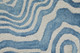 2' X 3' Blue And Ivory Wool Geometric Tufted Handmade Area Rug