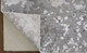 4' X 6' Silver Gray And White Abstract Area Rug