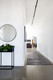 8' Beige And Black Abstract Runner Rug