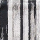 8' Black Silver And Gray Abstract Runner Rug