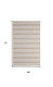 4' X 6' Ivory And Taupe Striped Hand Woven Area Rug