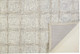 5' X 8' Ivory And Gray Wool Plaid Tufted Handmade Stain Resistant Area Rug