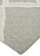8' X 10' Gray And Ivory Wool Geometric Tufted Handmade Stain Resistant Area Rug