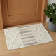 2' X 3' Ivory Taupe And Tan Wool Geometric Tufted Handmade Stain Resistant Area Rug
