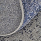 12' X 15' Ivory And Blue Abstract Power Loom Area Rug