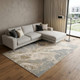 12' X 15' Ivory Silver And Gold Abstract Stain Resistant Area Rug