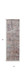 8' Red And Blue Wool Abstract Hand Knotted Runner Rug
