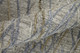 9' X 12' Gray And Blue Abstract Hand Woven Area Rug