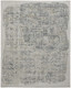 2' X 3' Green Blue And Ivory Abstract Hand Woven Area Rug