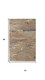 4' X 6' Tan And Blue Wool Abstract Tufted Handmade Stain Resistant Area Rug