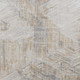 2' X 3' Ivory Gray And Tan Abstract Distressed Area Rug