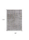 8' X 10' Taupe Silver and Tan Abstract Power Loom Non Skid Area Rug