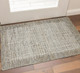 2' X 3' Tan And Ivory Wool Crosshatch Hand Tufted Area Rug