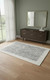4' X 6' Ivory Gray And Black Wool Plaid Tufted Handmade Stain Resistant Area Rug