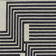 9' X 12' Gray And Black Wool Abstract Geometric Hand Tufted Area Rug