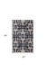 5' X 8' Ivory And Black Wool Geometric Hand Tufted Area Rug
