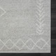 5' X 7' Gray Diamond Area Rug