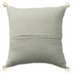18" X 18" Light Gray 100% Cotton Geometric Zippered Pillow