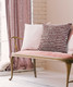 20" Merlot And Off White Cotton Striped Throw Pillow
