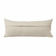 14" X 36" Dusty Rose And White Cotton Medallion Throw Pillow