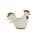 Set of Four Black and White Farm Animal Polyresin Tabletop Candleholders