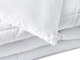 White Twin Microfiber Washable Microfiber Down Alternative Comforter