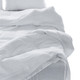 Four Piece White Linen Queen Sheet Set