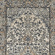 12' Gray and Ivory Medallion Power Loom Runner Rug