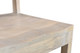 Set of Two White Wood Ladder Back Dining Side Chairs