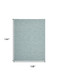9' X 12' Aqua Indoor Outdoor Area Rug